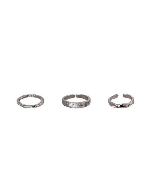 TUNE（チューン）の「【TUNE】リング3点セット（リング・レディース・その他1/その他2/その他3・FREE）」の2枚目の写真