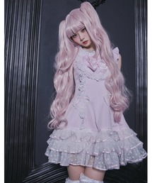 Front heart ribbon one piece