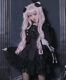 AVENCHUMU（アバンチュウム）の「Front heart ribbon one piece（ワンピース）」