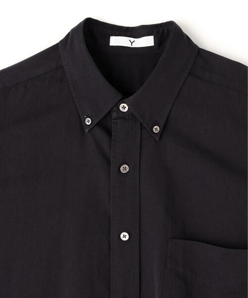 Y(ワイ)の「Y / ORGANIC COTTON WASHER SATIN SHIRT(シャツ/ブラウス・メンズ・ネイビー/ホワイト・SMALL/LARGE)」の16枚目の写真