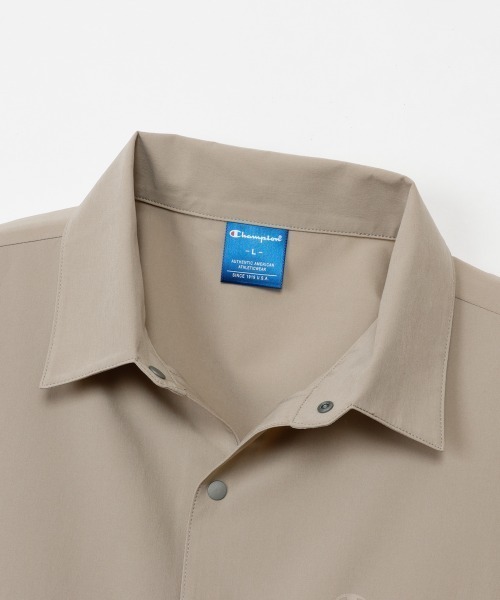 Champion（チャンピオン）の「チャンピオン Champion COACH SHIRT（シャツ/ブラウス・メンズ・チャコールグレー/サンドグレー・LL/L/M）」の7枚目の写真