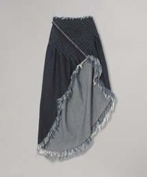 forget me not（フォーゲットミーノット）の「PONDER.ER GLAZE ASSYMETRIC DENIM SKIRT S26WDS02N（スカート）」