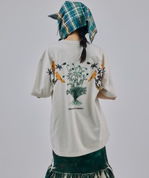 NON TOKYO（ノントーキョー）の「PRINT T-SHIRT(FLOWER BIRD)（Tシャツ/カットソー）」