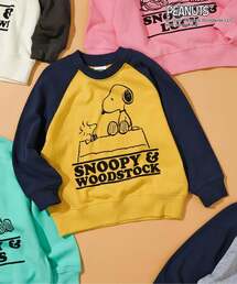 PEANUTS（ピーナッツ）の「PEANUTSコラボ ラグラントレーナー（スウェット）」