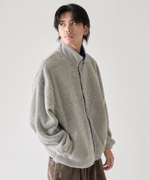 goocy（グーシー）の「【DISCUS】ニットフリーススタンドカラージャケット（ブルゾン）」