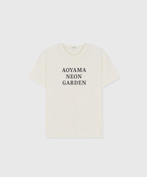 AOYAMA NEON GARDEN T-SHIRT EGG WHITE