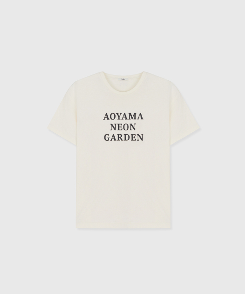 TAILLE(タイレ)の「AOYAMA NEON GARDEN T-SHIRT EGG WHITE(Tシャツ/カットソー・メンズ・その他・3/2/1)」の1枚目の写真