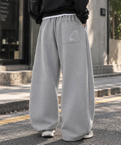 SCALLYWAG（スカリーワグ）の「カーブドワンタックスウェットパンツ[ライトグレー]（スウェットパンツ・レディース・その他・MEDIUM/LARGE）」の7枚目の写真