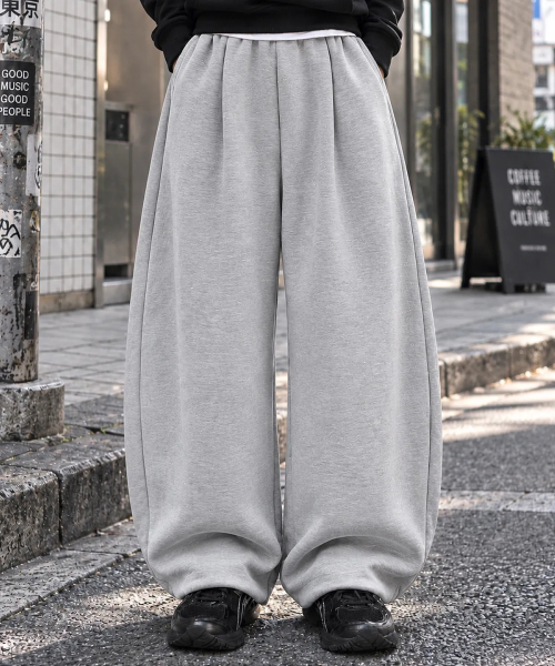 SCALLYWAG（スカリーワグ）の「カーブドワンタックスウェットパンツ[ライトグレー]（スウェットパンツ・レディース・その他・MEDIUM/LARGE）」の8枚目の写真