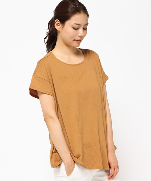 NATURAL BEAUTY BASIC（ナチュラルビューティーベーシック）の「フロントリボンプルオーバー（Tシャツ/カットソー・レディース・ホワイト系その他/ブラック/グレー/ベージュ系その他・MEDIUM）」の4枚目の写真