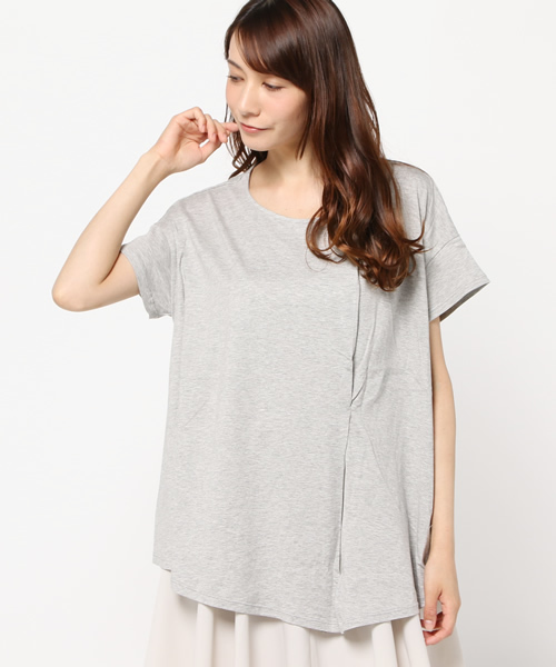 NATURAL BEAUTY BASIC（ナチュラルビューティーベーシック）の「フロントリボンプルオーバー（Tシャツ/カットソー・レディース・ホワイト系その他/ブラック/グレー/ベージュ系その他・MEDIUM）」の3枚目の写真