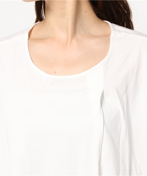 NATURAL BEAUTY BASIC（ナチュラルビューティーベーシック）の「フロントリボンプルオーバー（Tシャツ/カットソー・レディース・ホワイト系その他/ブラック/グレー/ベージュ系その他・MEDIUM）」の8枚目の写真