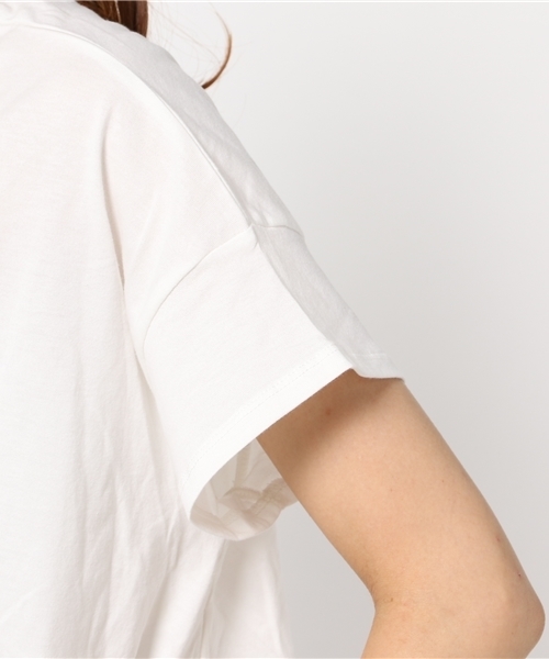 NATURAL BEAUTY BASIC（ナチュラルビューティーベーシック）の「フロントリボンプルオーバー（Tシャツ/カットソー・レディース・ホワイト系その他/ブラック/グレー/ベージュ系その他・MEDIUM）」の9枚目の写真
