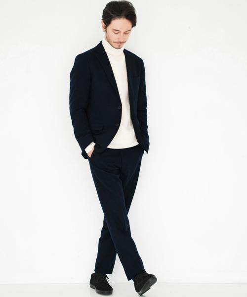 green label relaxing（グリーンレーベルリラクシング）の「KT H/SPUN NT 2B ジャケット◆（テーラードジャケット・メンズ・ダークブラウン/ネイビー/グレー・X-LARGE/LARGE/MEDIUM/X-SMALL/XX-LARGE/SMALL）」の7枚目の写真