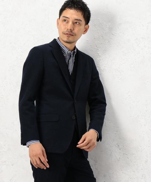 green label relaxing（グリーンレーベルリラクシング）の「KT H/SPUN NT 2B ジャケット◆（テーラードジャケット・メンズ・ダークブラウン/ネイビー/グレー・X-LARGE/LARGE/MEDIUM/X-SMALL/XX-LARGE/SMALL）」の14枚目の写真
