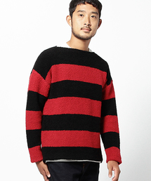 BEAMS | BEAMS / 裏毛 ボーダー ニット(ニット/セーター)