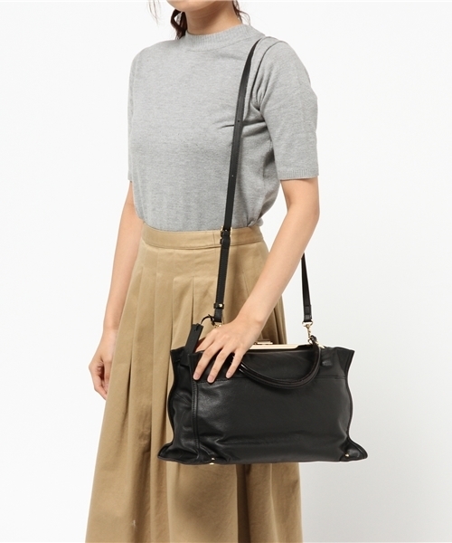 PotioR（ポティオール）の「PotioR（ポティオール）CORINNE/コリーヌ（ショルダーバッグ・レディース・ブラック/グレー/レッド・FREE）」の12枚目の写真