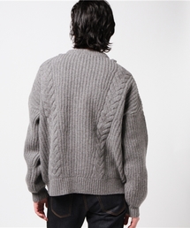 CLANE（クラネ）の「【CLANE HOMME】3D BLAID KNIT（ニット/セーター 