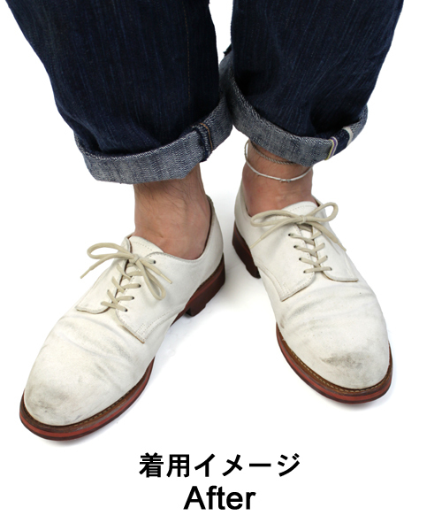 BEAMS PLUS（ビームスプラス）の「BEAMS PLUS / “White Bucks”・“Navy Bucks”（ドレスシューズ・メンズ・ホワイト/ネイビー・5.5/6.5/7.5/6/7/8/8.5/9）」の10枚目の写真