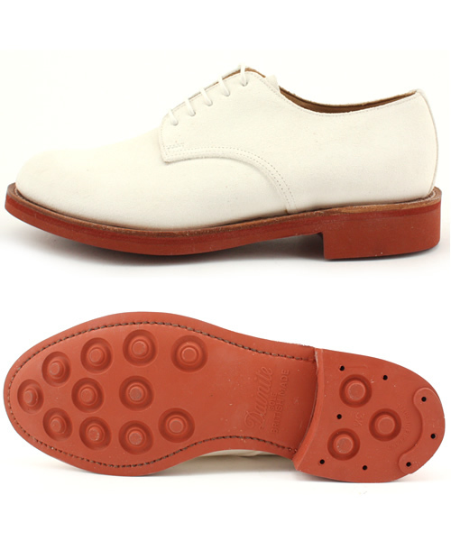 BEAMS PLUS（ビームスプラス）の「BEAMS PLUS / “White Bucks”・“Navy Bucks”（ドレスシューズ・メンズ・ホワイト/ネイビー・5.5/6.5/7.5/6/7/8/8.5/9）」の3枚目の写真