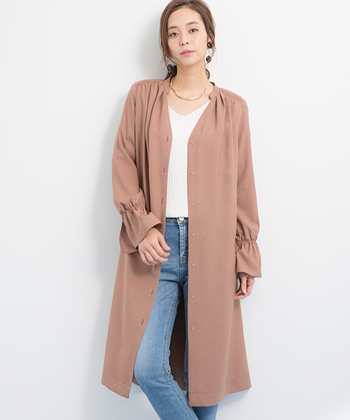 STUDIOUS(ステュディオス)の「2WAYガウンワンピース(ワンピース・レディース・マルチ/オフホワイト/ブラウン/ホワイト系その他・FREE)」の3枚目の写真