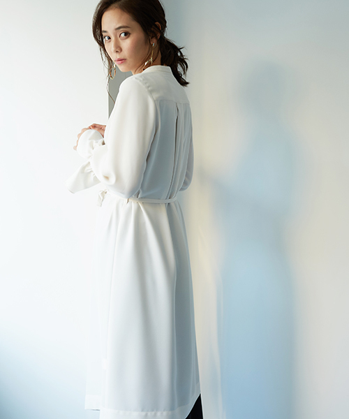 STUDIOUS(ステュディオス)の「2WAYガウンワンピース(ワンピース・レディース・マルチ/オフホワイト/ブラウン/ホワイト系その他・FREE)」の10枚目の写真