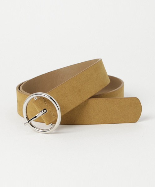 WEGO(ウィゴー)の「WEGO/リングカラーベルト(ベルト・レディース・レッド/ベージュ/ブラック/グレー/ピンク/マスタード/ライトベージュ・FREE)」の6枚目の写真