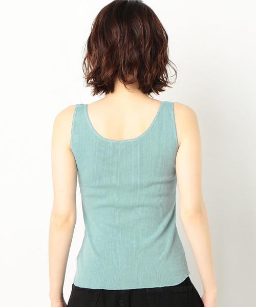 Another Edition（アナザーエディション）の「メッシュリボンタンクトップ（タンクトップ・レディース・ライトブルー/ブラウン/オフホワイト・FREE）」の13枚目の写真