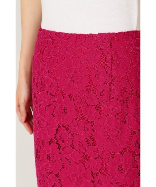 NATURAL BEAUTY BASIC（ナチュラルビューティーベーシック）の「オータムカラースカラレーススカート　＜ウォッシャブル＞（スカート・レディース・グリーン/ピンク系その他/ダークベージュ・MEDIUM/SMALL/X-SMALL）」の13枚目の写真