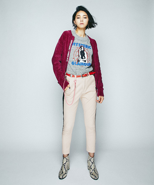 HYSTERIC GLAMOUR（ヒステリックグラマー）の「SチノサイドラインスラックスPT（スラックス・レディース・ネイビー/グレー/ピンク・SMALL/MEDIUM/X-SMALL）」の12枚目の写真