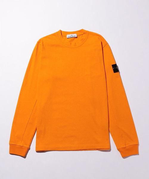 STONE ISLAND(ストーンアイランド)の「<STONE ISLAND> HEAVY C/N LS/Tシャツ(Tシャツ/カットソー・メンズ・オレンジ/ブラック/ベージュ・XX-LARGE/X-LARGE/LARGE)」の1枚目の写真