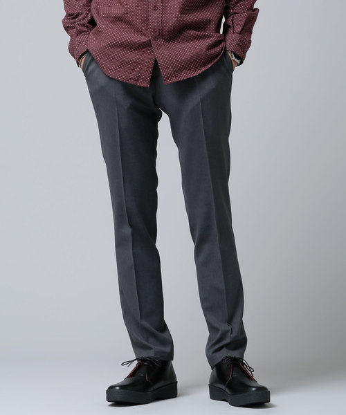 Nano Universe ナノユニバース の ドローコード付きクリースパンツ スラックス Wear