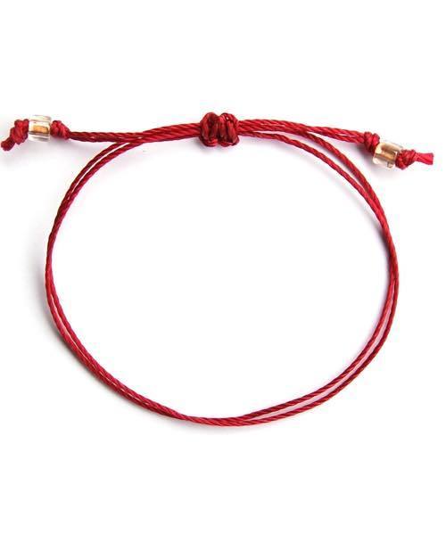 TONE SELECT GOODS(トーンセレクトグッズ)の「【Kare】Gold beads お守り ブレスレット(ブレスレット・メンズ・レッド系その他/ワインレッド・M/S/L)」の2枚目の写真