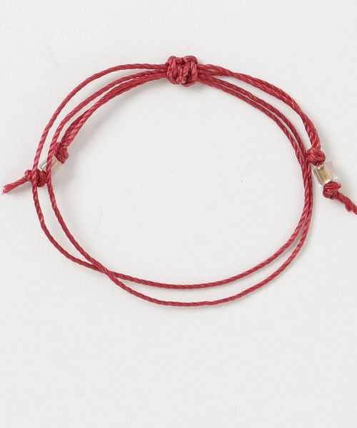 TONE SELECT GOODS(トーンセレクトグッズ)の「【Kare】Gold beads お守り ブレスレット(ブレスレット・メンズ・レッド系その他/ワインレッド・M/S/L)」の3枚目の写真