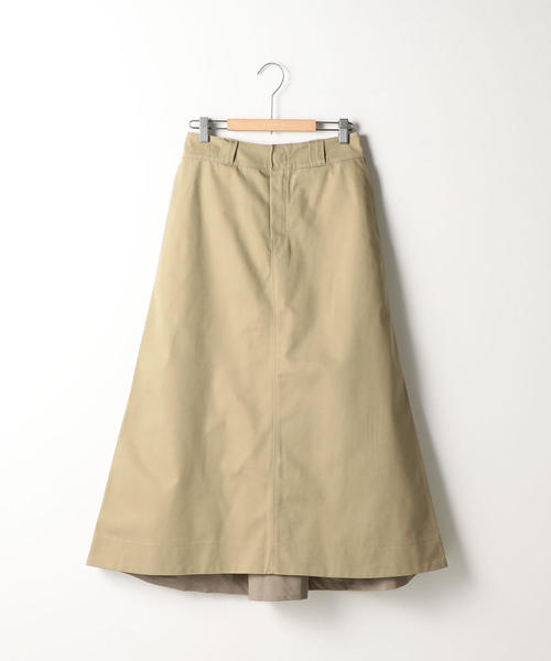 Dickies(ディッキーズ)の「【新色追加・別注】Dickies(ディッキーズ)フレアロングスカート(スカート・レディース・ベージュ/コバルトブルー/ネイビー/ダークグリーン・LARGE/MEDIUM)」の8枚目の写真