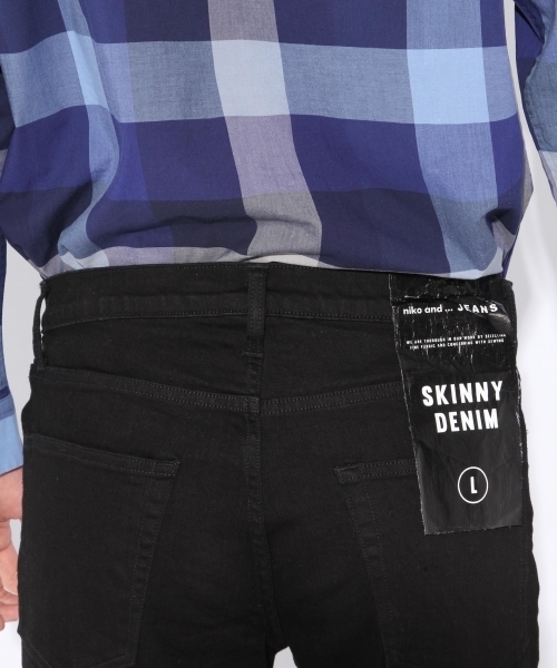 niko and...（ニコアンド）の「N5ポケットスキニーデニムパンツ（デニムパンツ・メンズ・ブルー/ブラック/チャコール・LARGE/MEDIUM/SMALL）」の10枚目の写真