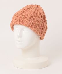 HIGHLAND 2000（ハイランドトゥーサウザンド）の「HIGHLAND 2000 ケーブル編み ニット帽 BW 016 Cable Bobcap（ニットキャップ/ビーニー）」
