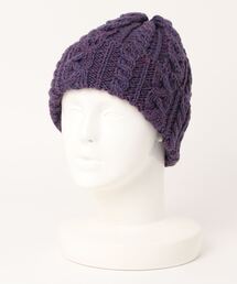 HIGHLAND 2000 ケーブル編み ニット帽 BW 016 Cable Bobcap