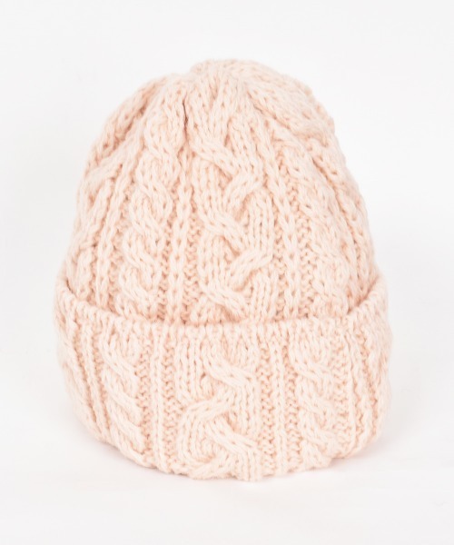 HIGHLAND 2000(ハイランドトゥーサウザンド)の「HIGHLAND 2000 ケーブル編み ニット帽 BW 016 Cable Bobcap(ニットキャップ/ビーニー・レディース・パープル/ダークブルー/ベージュ/ブラウン系その他/ライトグレー/グレー系その他/ホワイト/ブラック/ブルー系その他/キャメル/イエロー系その他/ピンク系その他/ピンク系その他2/オレンジ/レッド系その他/その他/ブラック系その他・FREE)」の15枚目の写真