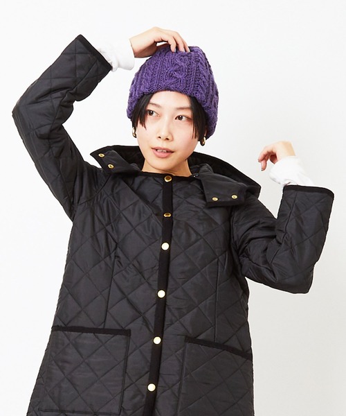 HIGHLAND 2000(ハイランドトゥーサウザンド)の「HIGHLAND 2000 ケーブル編み ニット帽 BW 016 Cable Bobcap(ニットキャップ/ビーニー・レディース・パープル/ダークブルー/ベージュ/ブラウン系その他/ライトグレー/グレー系その他/ホワイト/ブラック/ブルー系その他/キャメル/イエロー系その他/ピンク系その他/ピンク系その他2/オレンジ/レッド系その他/その他/ブラック系その他・FREE)」の22枚目の写真