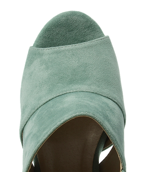 mystic（ミスティック）の「【mystic】 変形コルク太ヒールサンダル（サンダル・レディース・ブラック/イエロー/オレンジ/グリーン・36/37/38）」の6枚目の写真