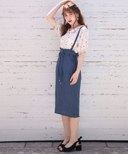 one after another NICE CLAUP（ワンアフターアナザーナイスクラップ）の「丸衿レトロ花柄ブラウス（シャツ/ブラウス・レディース・アイボリー/ブラック/ピンク・FREE）」の11枚目の写真