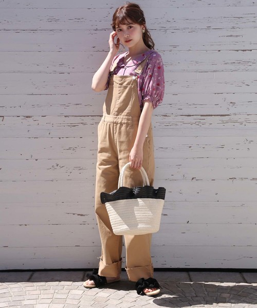 one after another NICE CLAUP（ワンアフターアナザーナイスクラップ）の「丸衿レトロ花柄ブラウス（シャツ/ブラウス・レディース・アイボリー/ブラック/ピンク・FREE）」の17枚目の写真