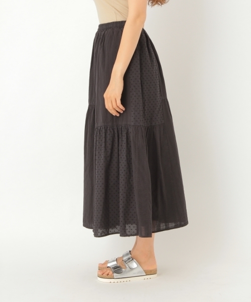 niko and...（ニコアンド）の「ハギハギティアードスカート（スカート・レディース・ホワイト/ブラック/ブルー/グリーン・4/3）」の13枚目の写真