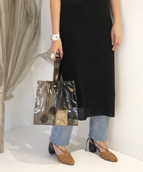 TODAYFUL（トゥデイフル）の「キャミソールニットドレス（ワンピース・レディース・ブラック/ベージュ/パープル・FREE）」の13枚目の写真