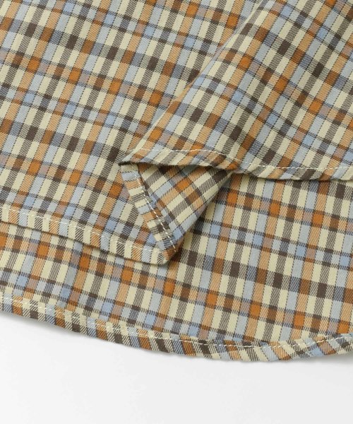 URBAN RESEARCH（アーバンリサーチ）の「LOOSE FIT STAND COLLAR SHIRTS（シャツ/ブラウス・メンズ・オフホワイト/ベージュ系その他/ブルー系その他/キャメル・M/L）」の20枚目の写真