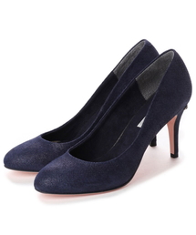 【SEVEN TWELVE THIRTY】LovelyWalk ラインストーンヒールパンプス