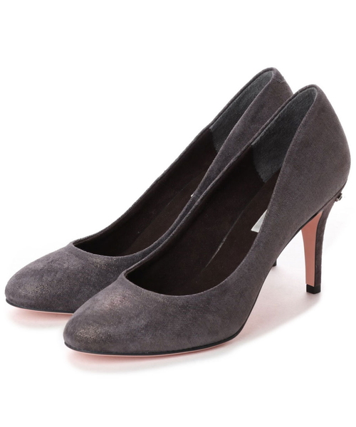 【SEVEN TWELVE THIRTY】LovelyWalkラインストーンヒールパンプス