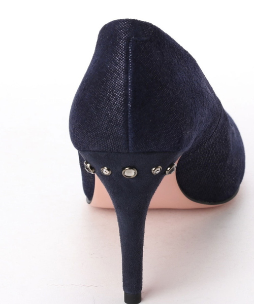 SEVEN TWELVE THIRTY(セヴントゥエルヴサーティー)の「【SEVEN TWELVE THIRTY】LovelyWalk ラインストーンヒールパンプス(パンプス・レディース・ブラック/ネイビー/グレー/ホワイトゴールド・22cm/22.5cm/23cm/23.5cm/24cm/24.5cm)」の12枚目の写真