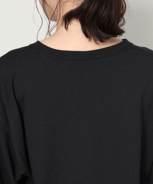 LOWRYS FARM(ローリーズファーム)の「JERZEESリメイクショートT 808661(Tシャツ/カットソー・レディース・ブラック/グレー/オフホワイト/イエロー・FREE)」の8枚目の写真